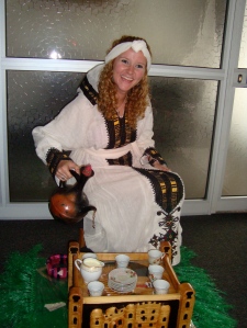 I am an official "Habesha woman" doing a coffee ceremony! haa.. :)