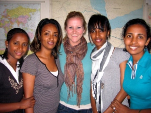 I will miss these girls! (Senait, Helina, Blen & Mahlet and Hanna)
